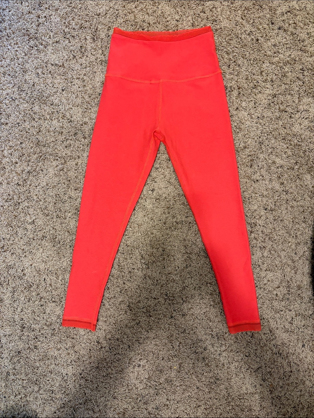 Beyond Yoga High-Waist Coral Leggings